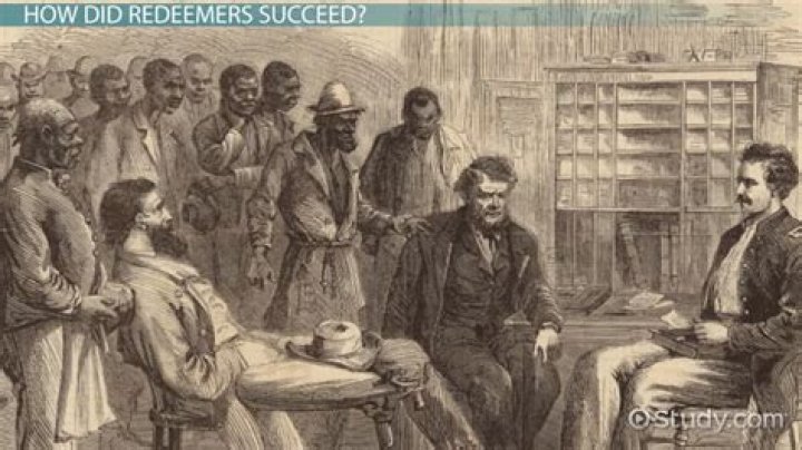 Who were the redeemers in the South?
