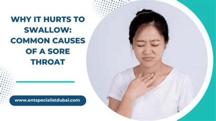 Why does my throat feel weird when I swallow?