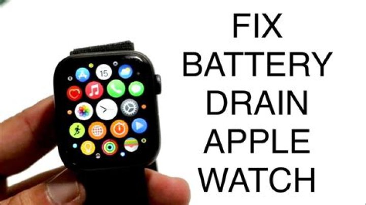 Why is my apple watch battery dying?