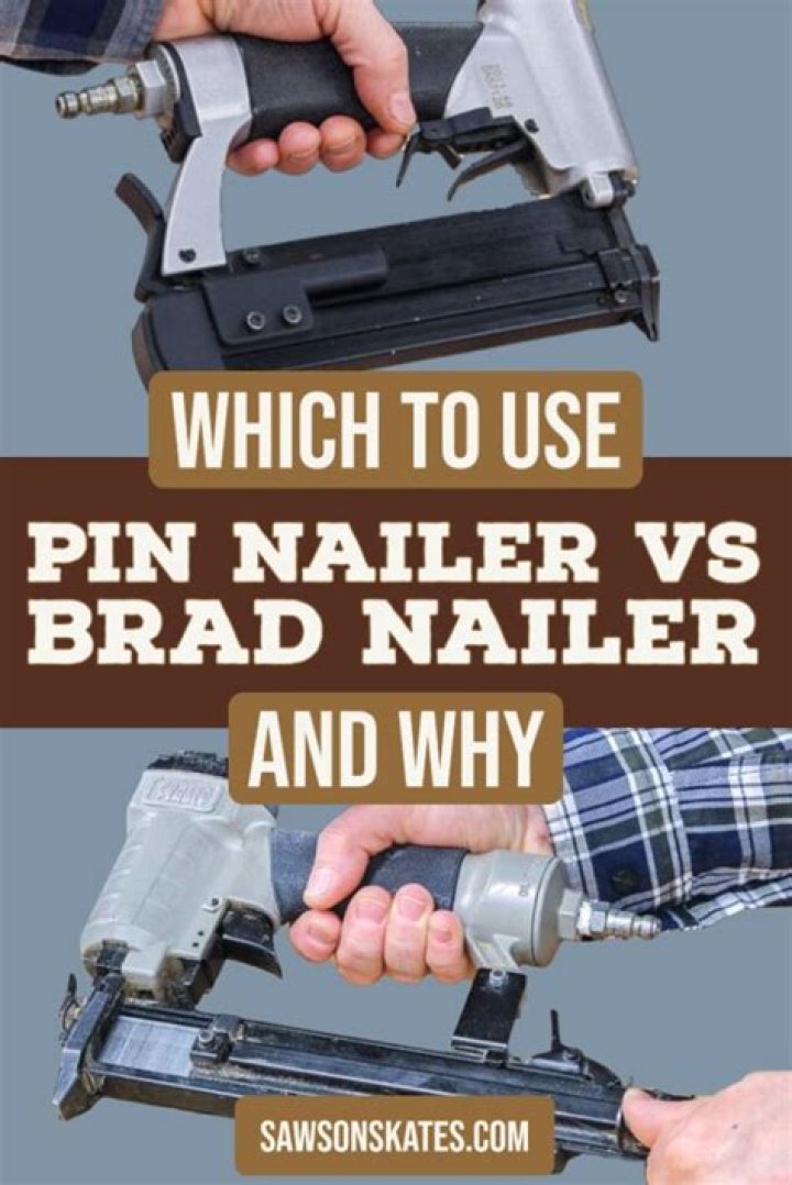 Will a brad nailer shoot pin nails?