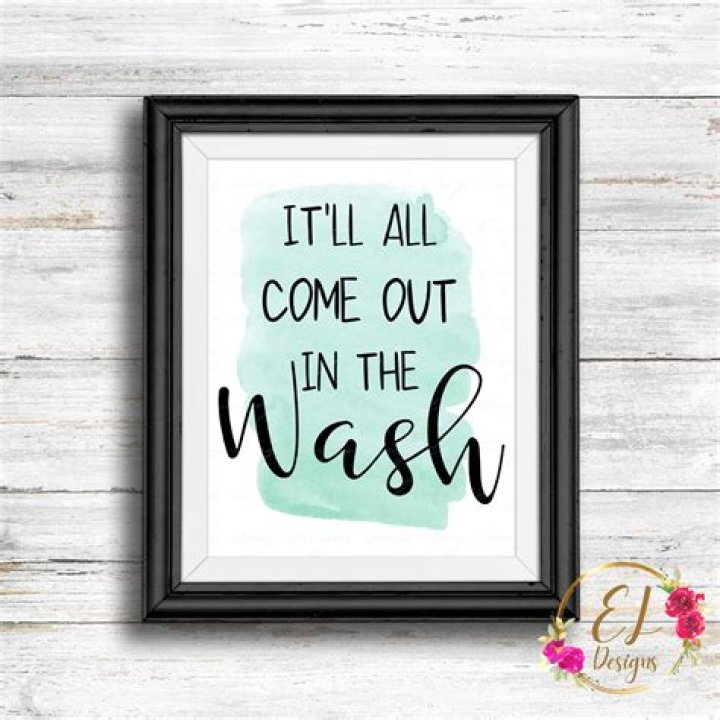 Will red wine come out in the wash?
